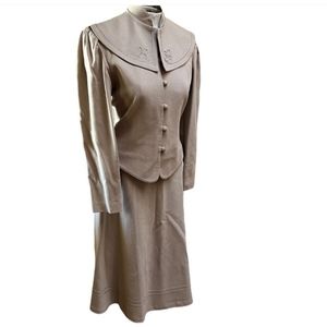 Women's 1940's?  3 piece VINTAGE Panther Skirt Suit